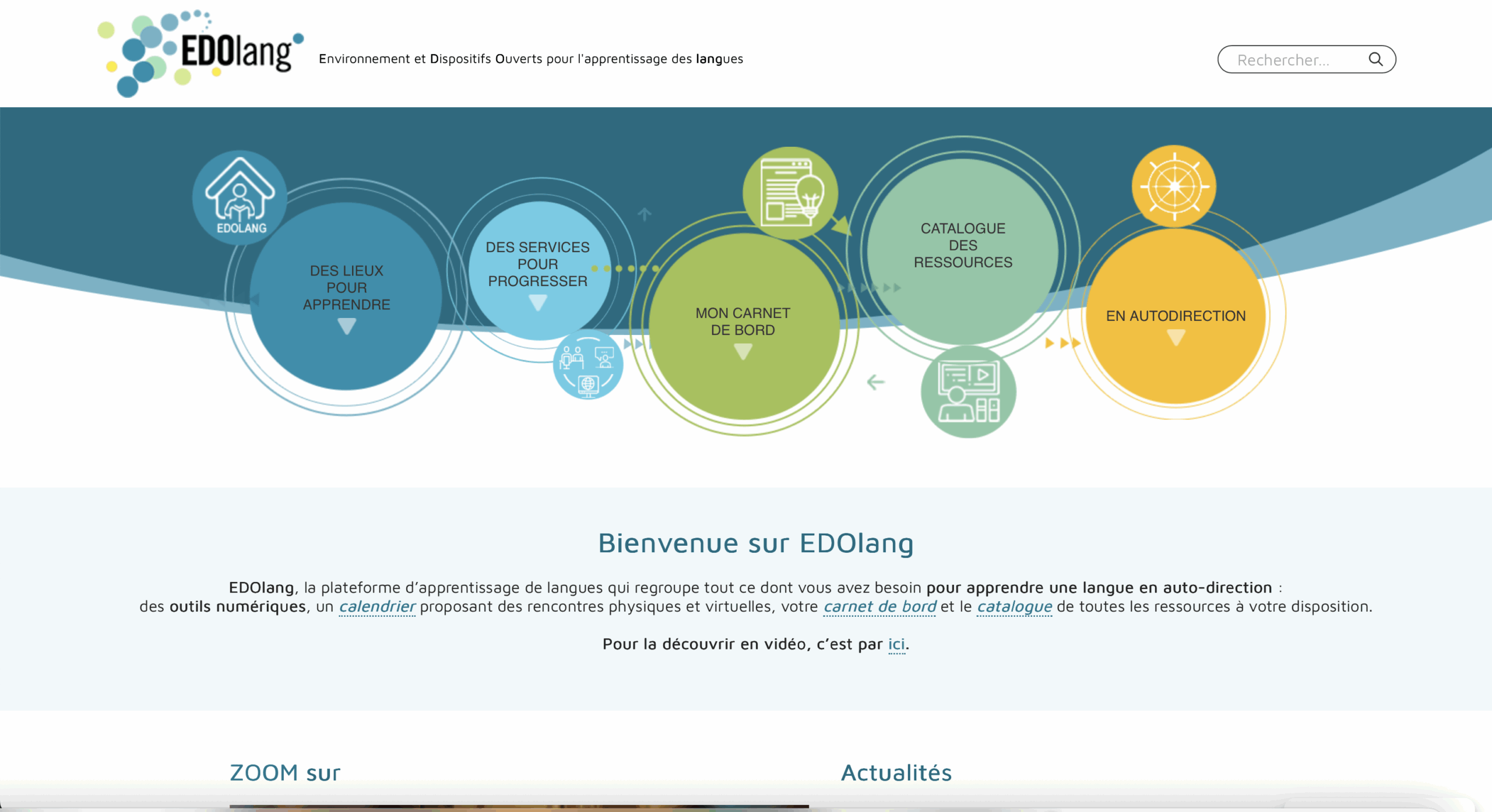 Edolang, Environnement et Dispositifs Ouverts pour l'apprentissage des langues